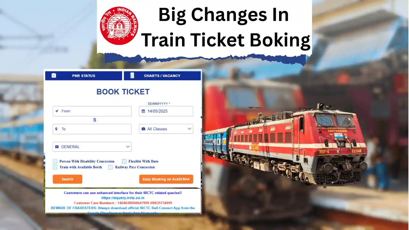 Tatkal Ticket: New Rules By Indian Railways For Train Ticket Booking