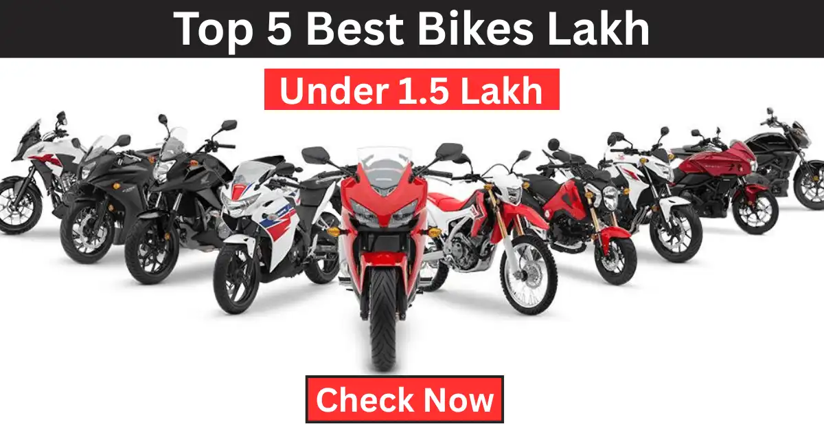 Top 5 Best Bikes Under 1.5 Lakhs In India 2025 - Full details