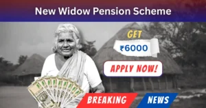 New Widow Pension Scheme From Govt: Get ₹6,000- Apply Today! Step By Step Guide